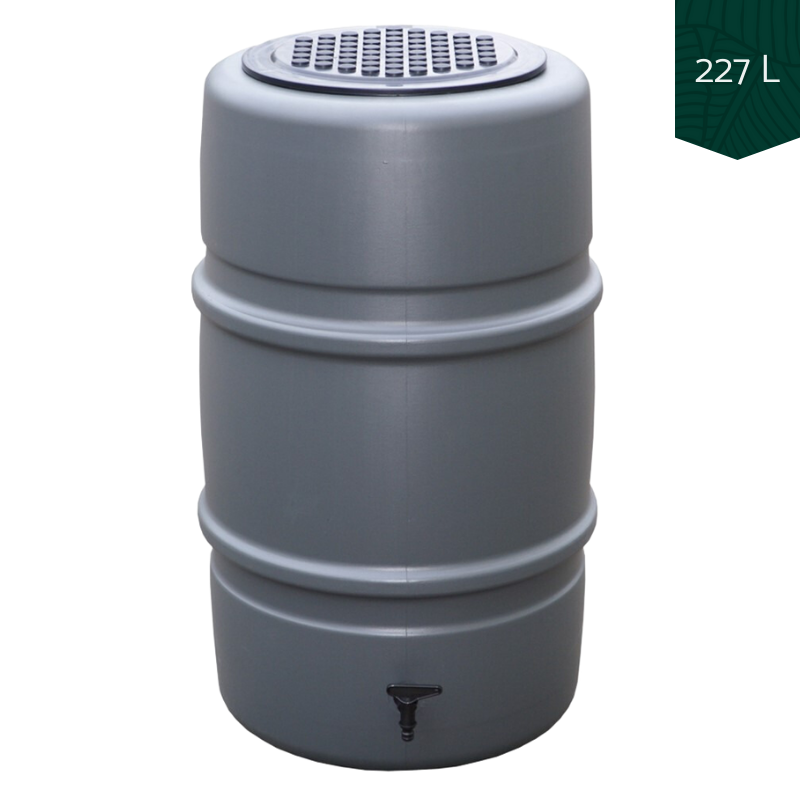 Harcostar regenton - 227 liter - Antraciet